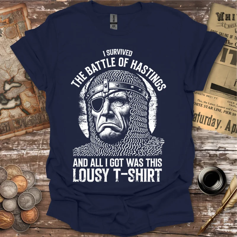 I Survived the Battle of Hastings Male T-shirt