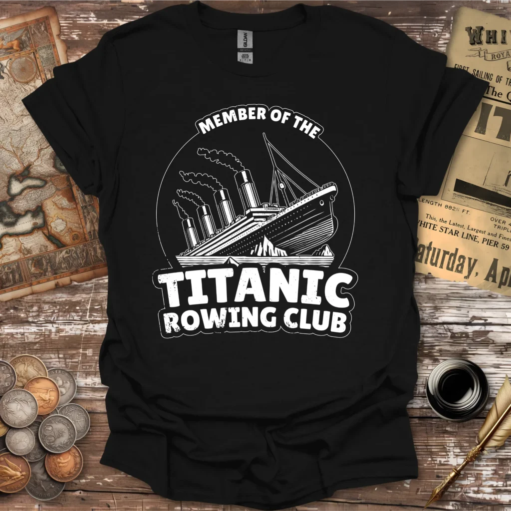 Titanic Rowing Club T-shirt – The Humorous History Company