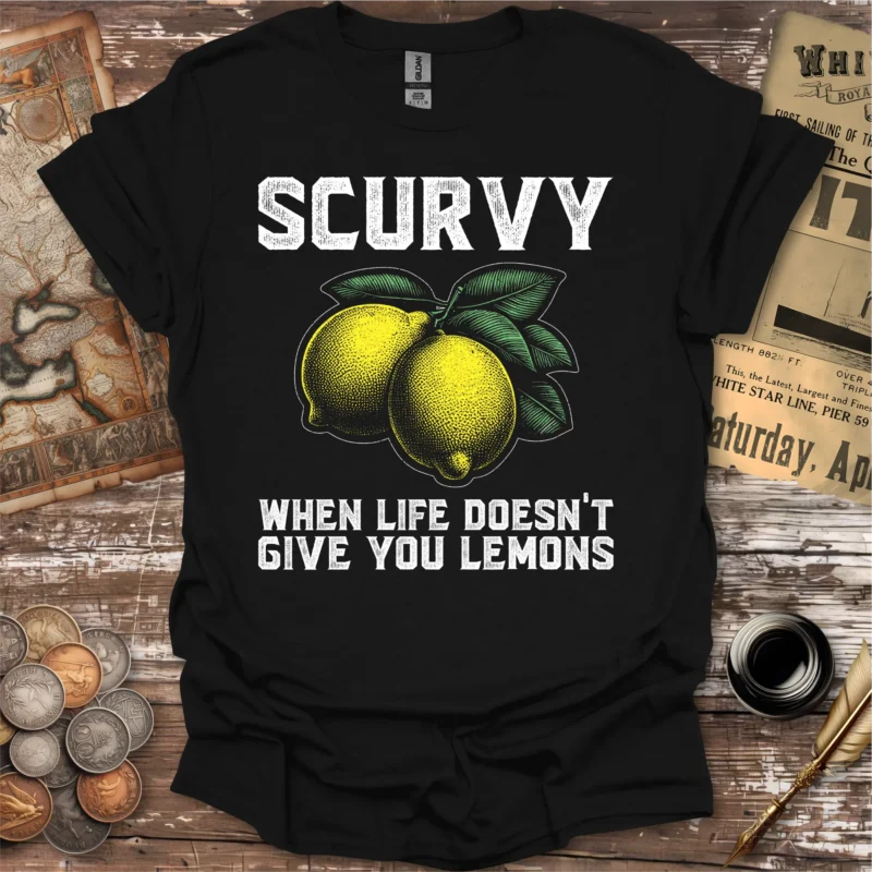 Scurvy When Life Doesn't Give You Lemons T-shirt