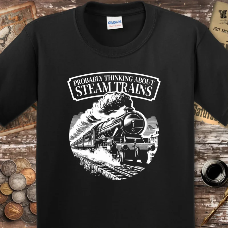 trains-kids-t-shirt-black