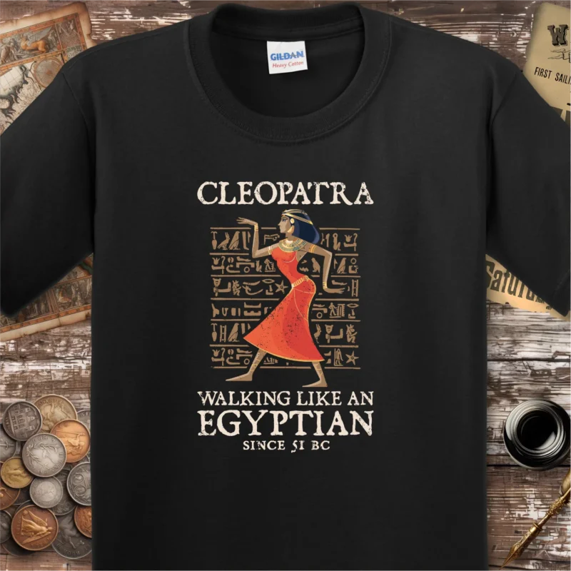 Cleopatra Walking Like An Egyptian Kids T-shirt