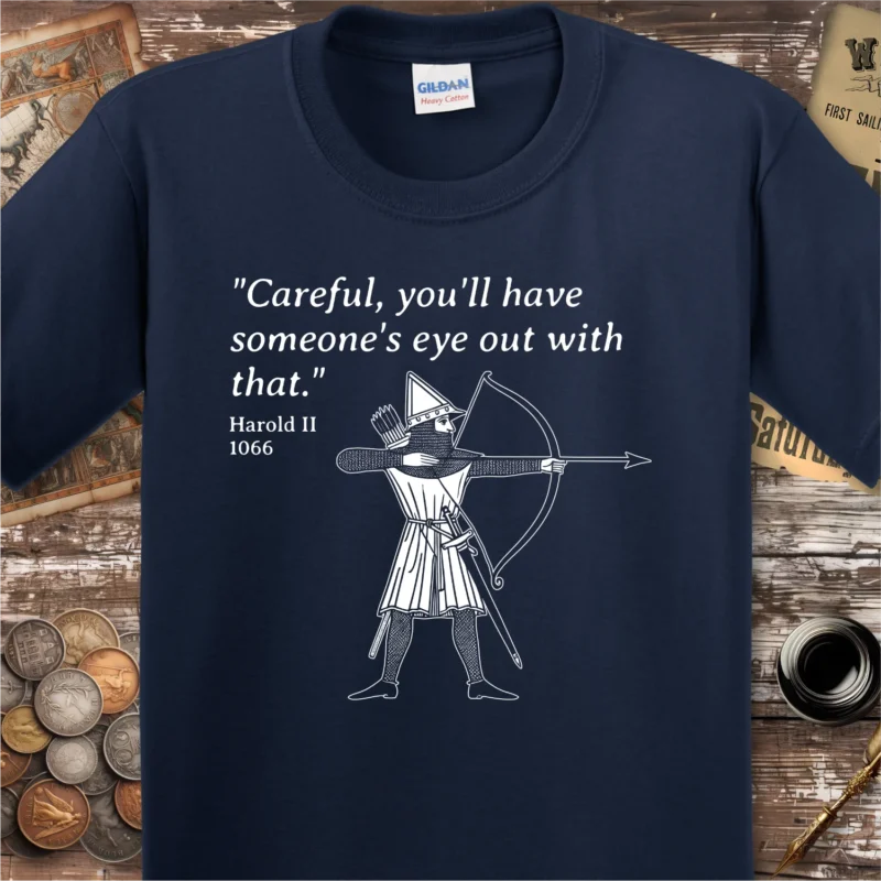 Battle of Hastings King Harold Quote Kids T-shirt