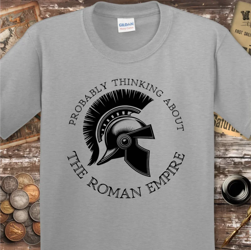 Probably Thinking About the Roman Empire Kids T-shirt