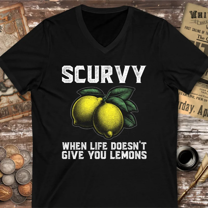 lemons-v-neck-t-shirt-black