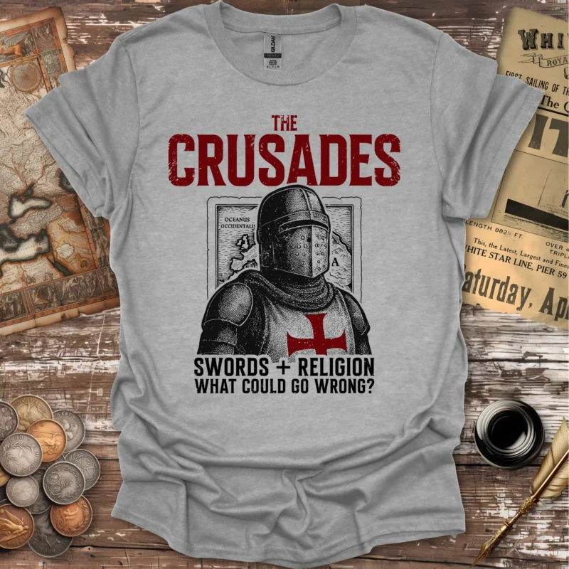 The Crusades Swords And Religion T-shirt