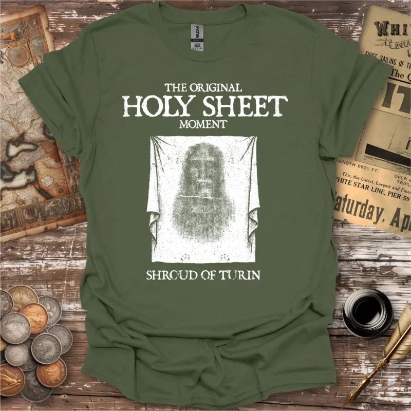Shroud Of Turin Holy Sheet T-shirt