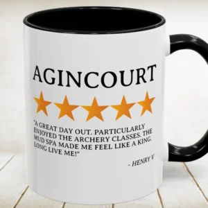 Agincourt Review by Henry V Accent Mug