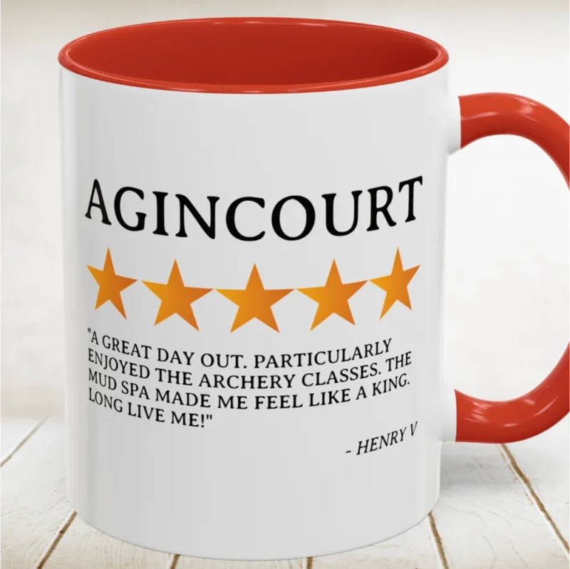 Agincourt Review by Henry V Accent Mug - Image 2