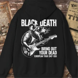 Black Death European Tour Hoodie, Back Print