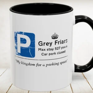 Richard III Car Park Sign Accent Mug