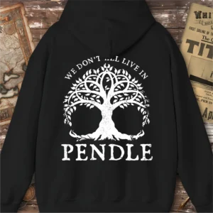 We Don’t All Live In Pendle Hoodie, Back Print