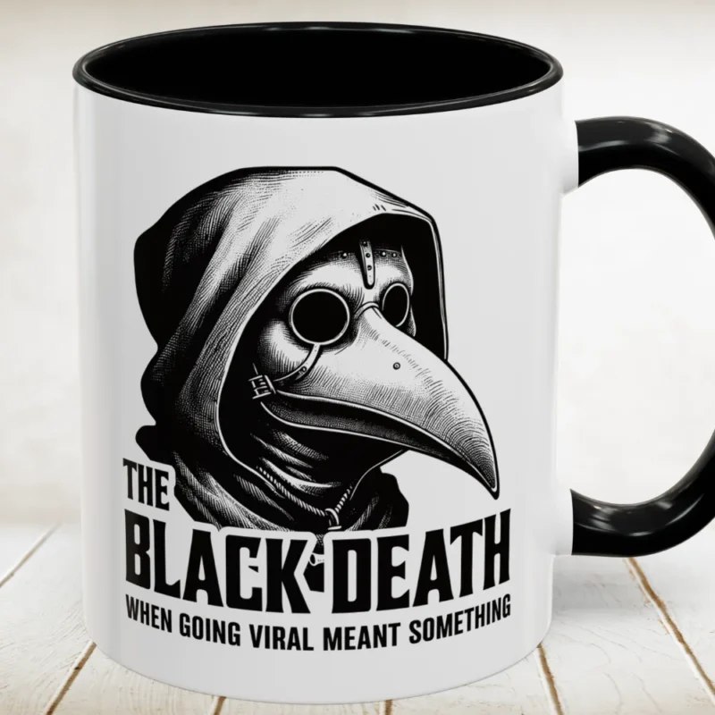Black Death Going Viral Accent Mug