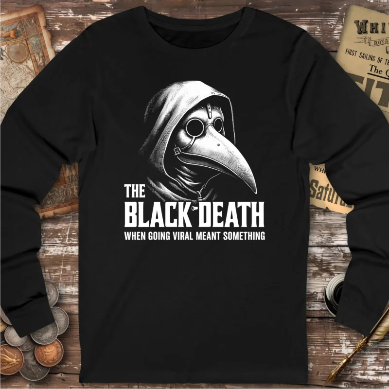 Black Death Going Viral Long Sleeve T-shirt