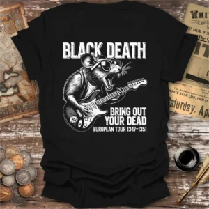Black Death European Tour T-shirt, Back Print