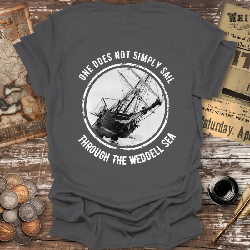 Shackleton Endurance Weddell Sea T-shirt, Back Print