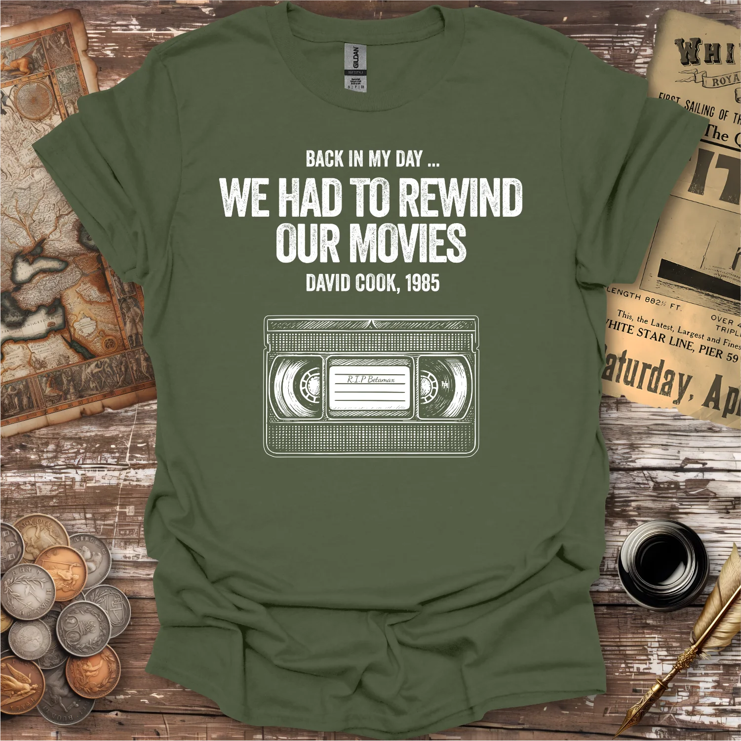 Back In My Day We Had To Rewind Our Movies T-shirt