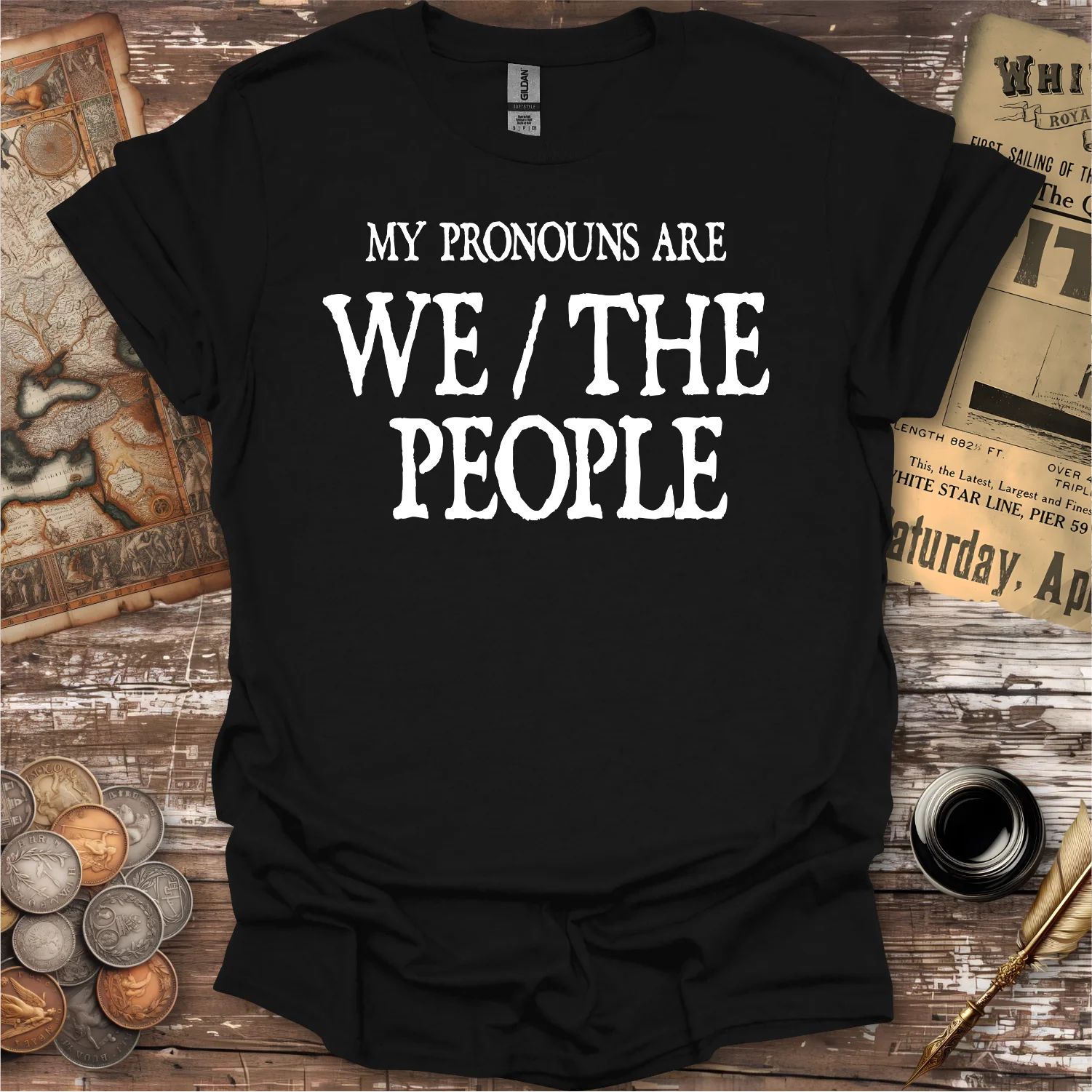 My Pronouns Are We/The People T-shirt