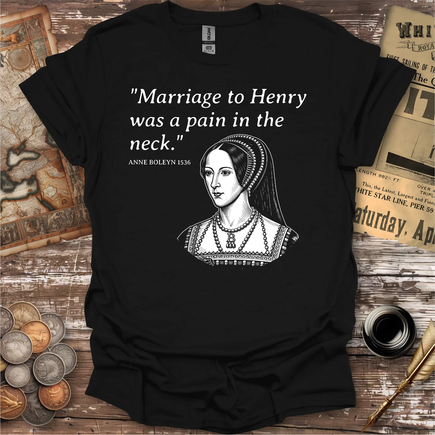Anne Boleyn Marriage Quote T-shirt