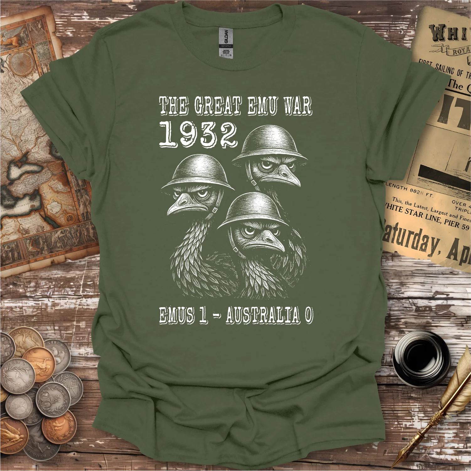 Australia Great Emu War 1932 T-shirt