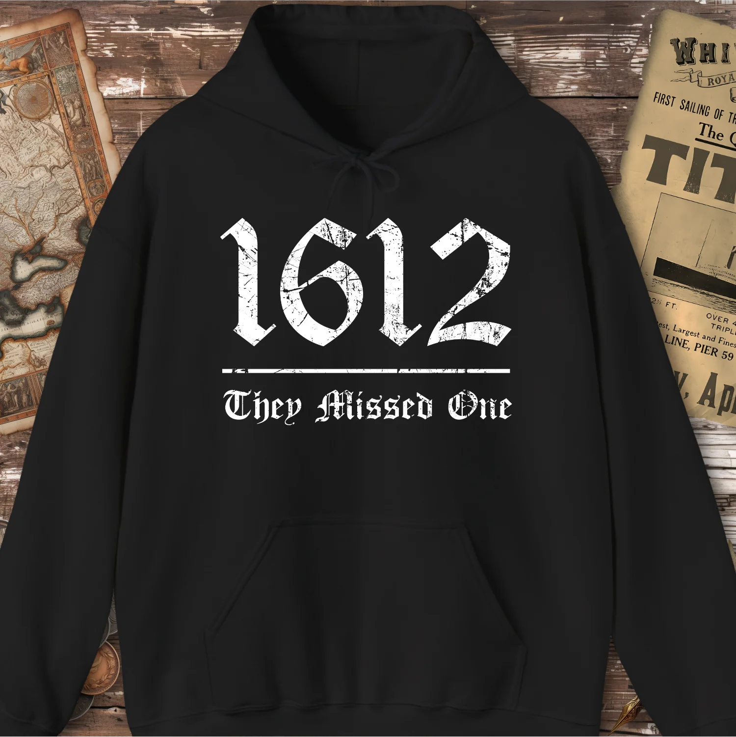 1612 They Missed One Pendle Witch Trials Hoodie