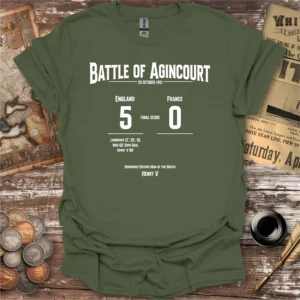 Battle Of Agincourt Football Match T-shirt