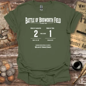 Battle Of Bosworth Field Football Match T-shirt