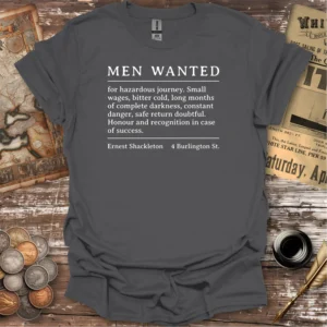 Shackleton Endurance Newspaper Advert T-shirt