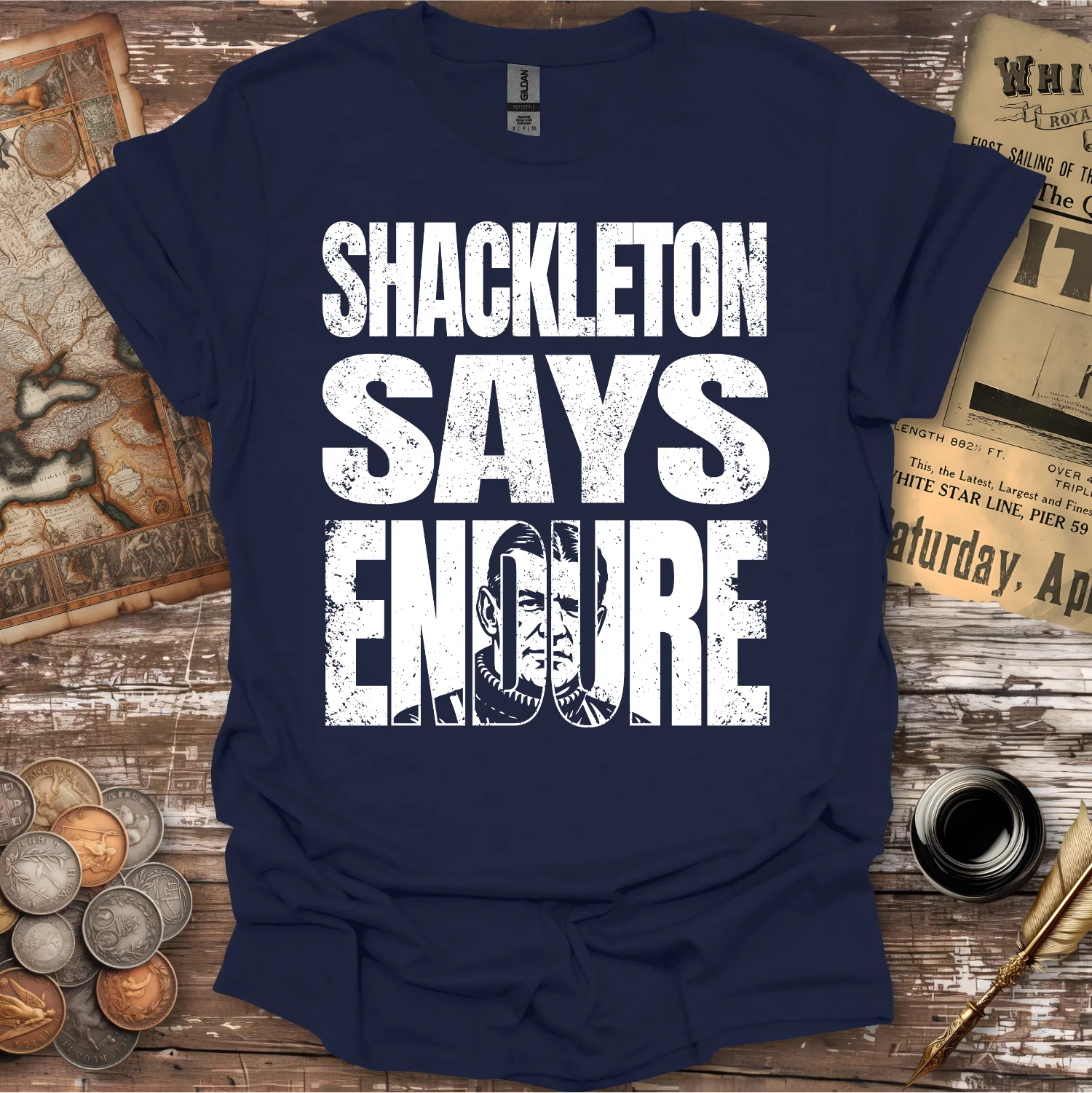 Shackleton Says Endure T-shirt
