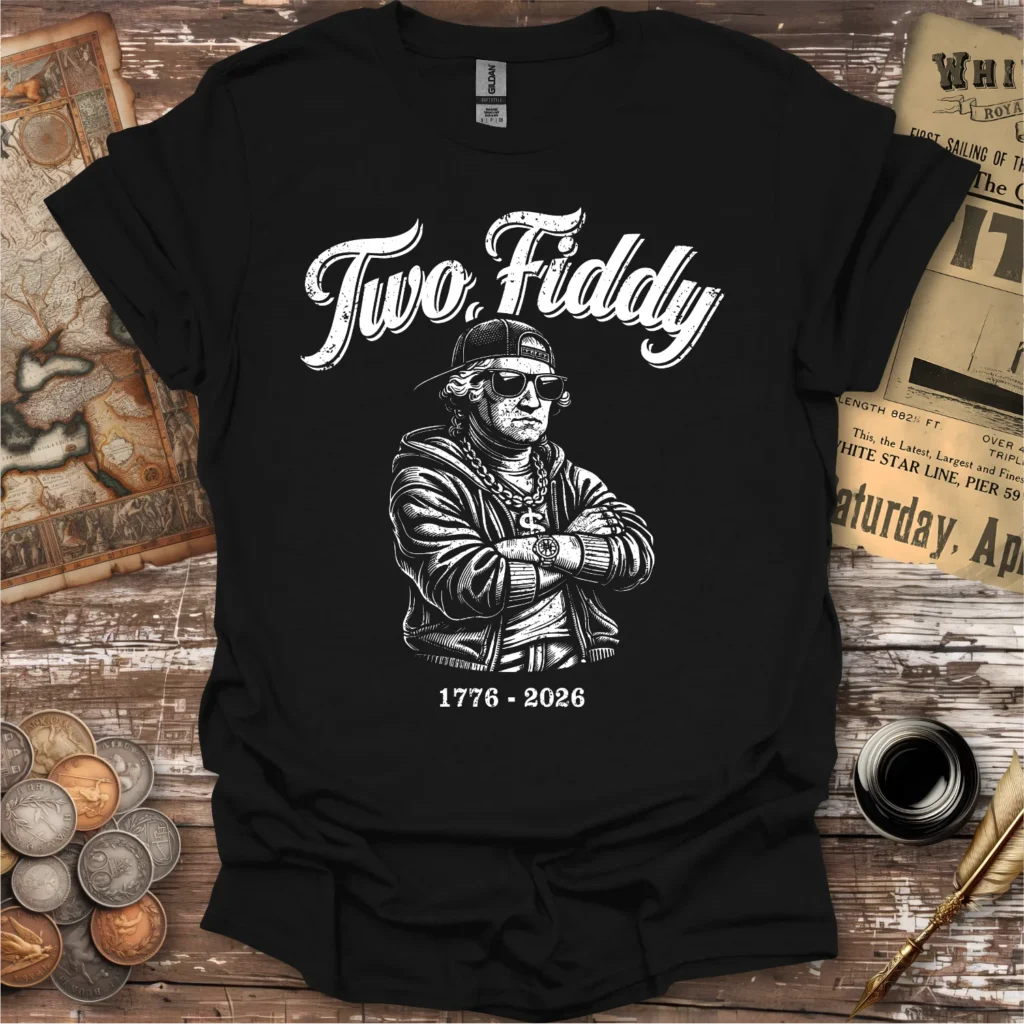 Two Fiddy Two Fiddy American Independence T-shirt – The Humorous History Company
