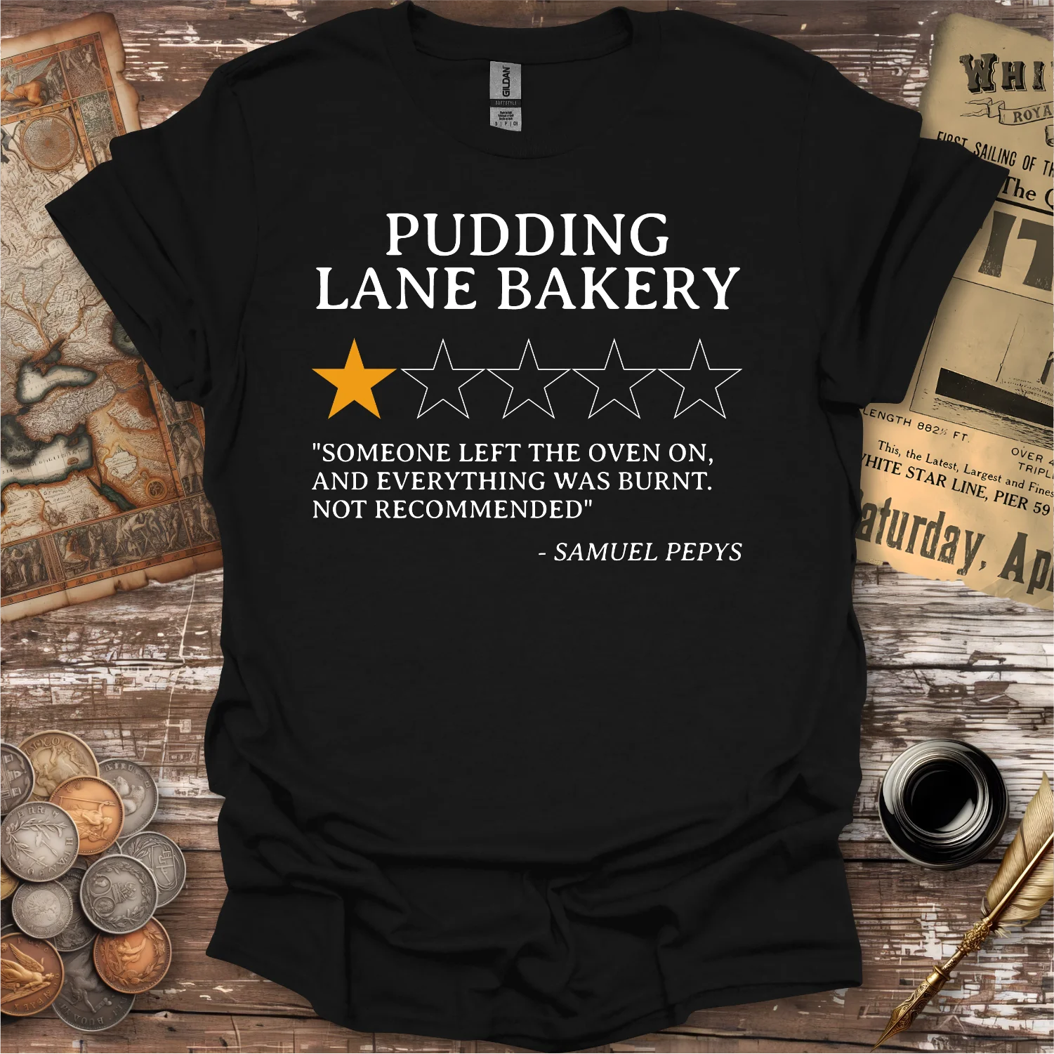 Pudding Lane Bakery Review T-shirt