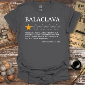 Balaclava Review By Lord Cardigan T-shirt