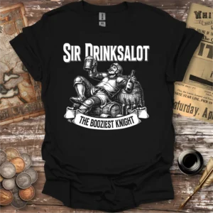 Sir Drinksalot Booziest Knight T-shirt