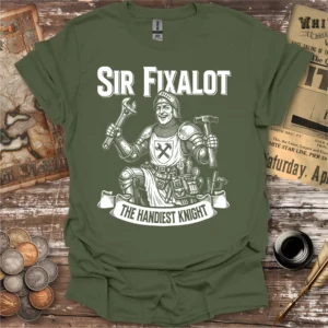 Sir Fixalot Handiest Knight T-shirt