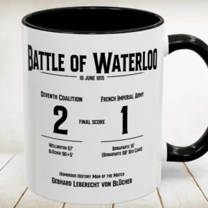 Battle Of Waterloo Football Match Accent Mug
