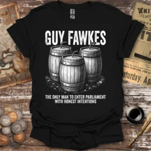 Guy Fawkes Honest Intentions T-shirt