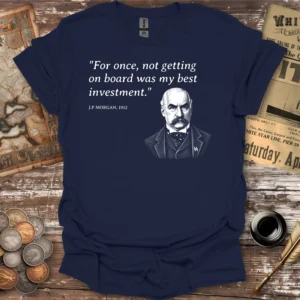 Titanic Quote by J.P. Morgan T-shirt