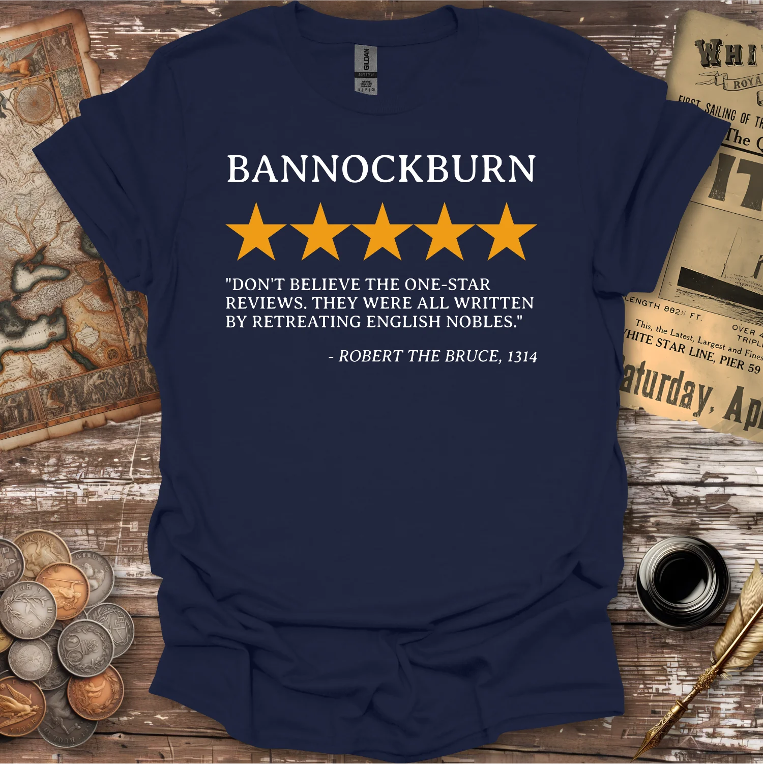 Bannockburn Review By Robert The Bruce T-shirt
