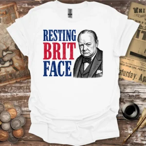 Resting Brit Face Winston Churchill T-shirt