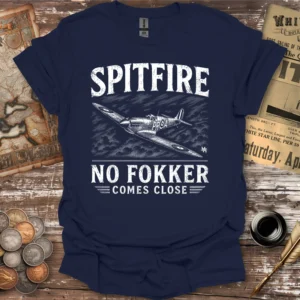 Spitfire No Fokker Comes Close T-shirt