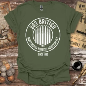 .303 British Dispensing British Hospitality T-shirt