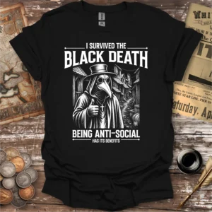 The Black Death Anti-social T-shirt