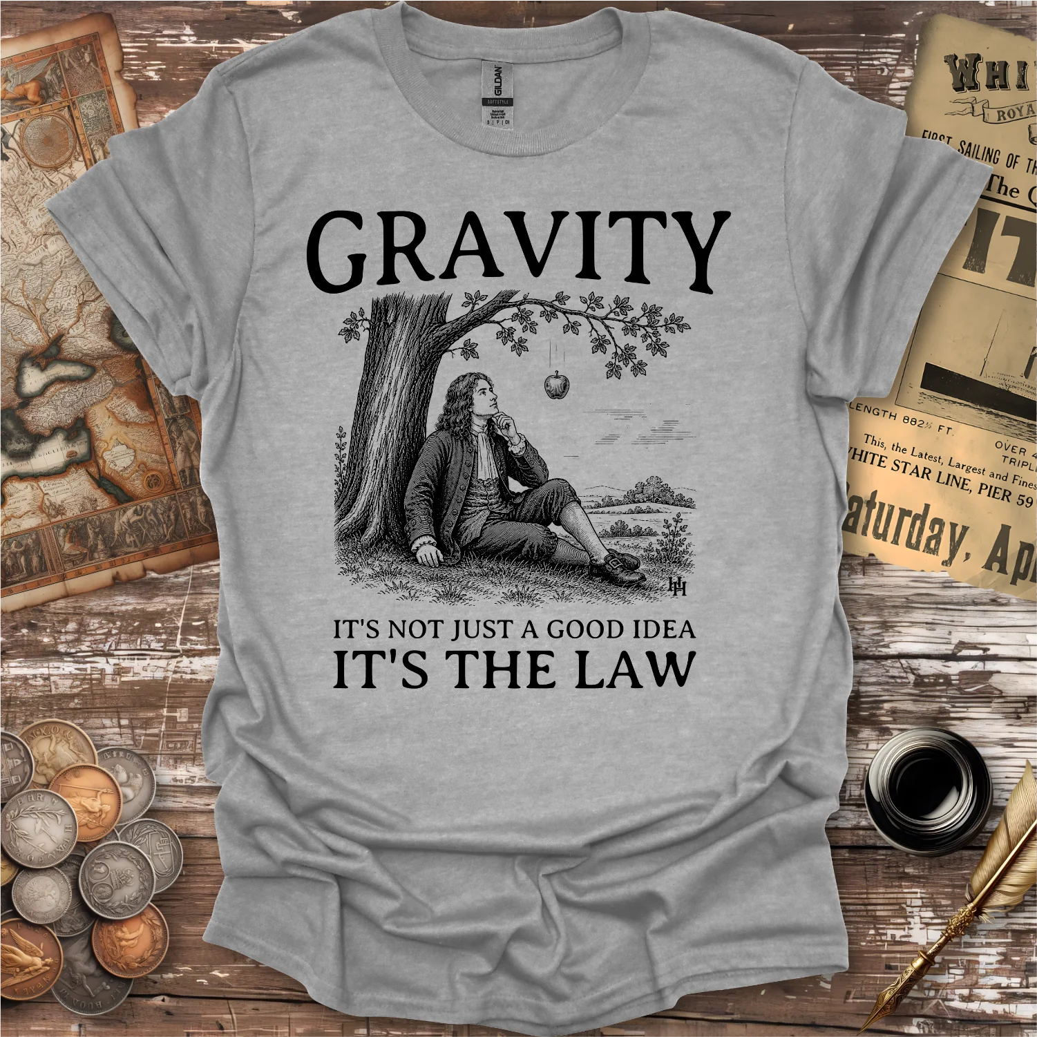 Gravity Its The Law T-shirt