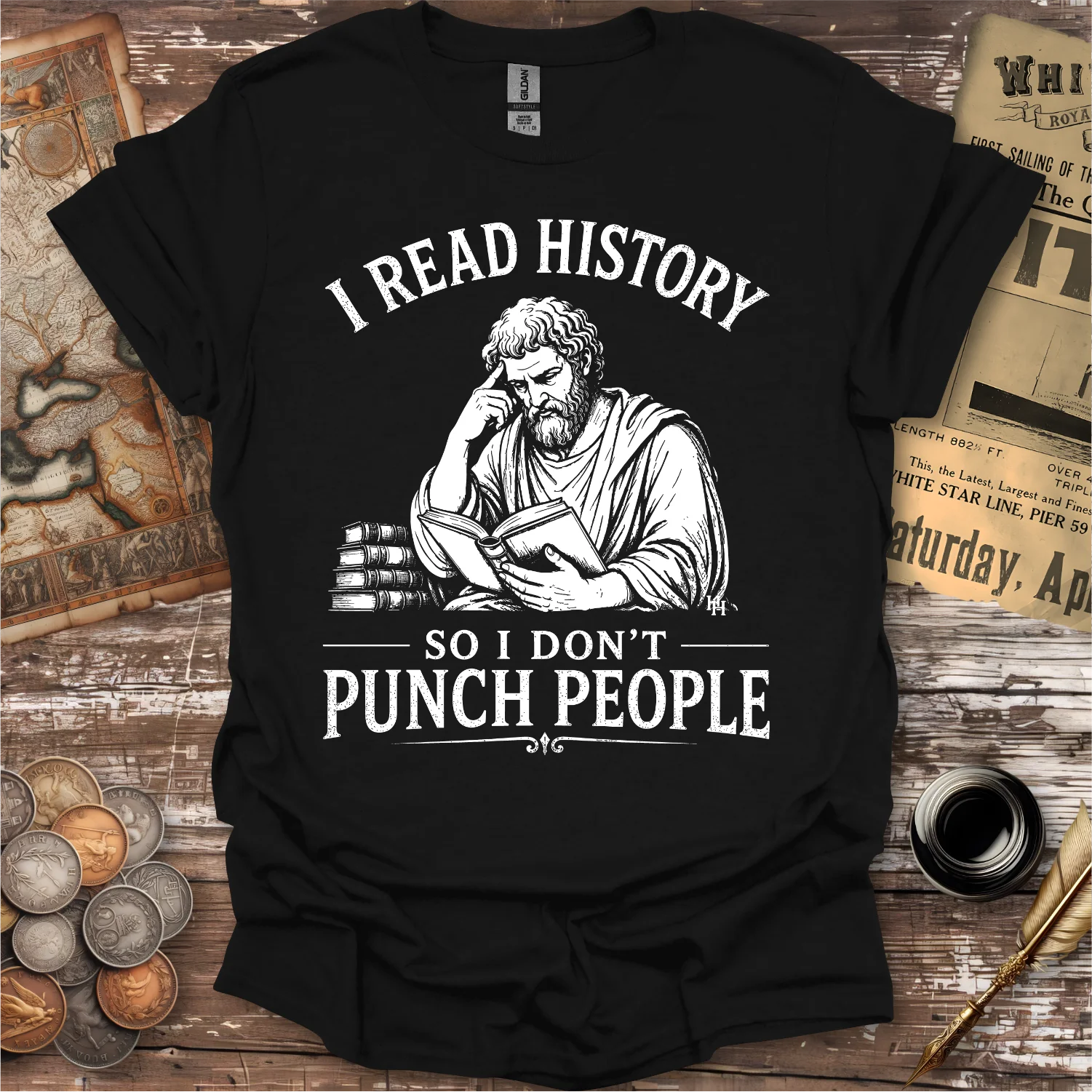 I Read History T-shirt