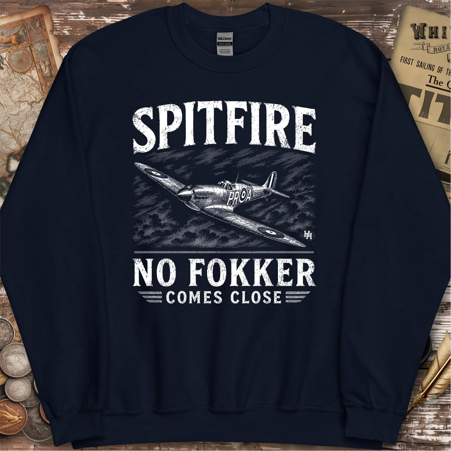 Spitfire No Fokker Comes Close Sweatshirt
