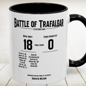 Battle Of Trafalgar Football Match Accent Mug