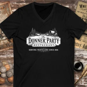 The Donner Party Restaurant V-neck  T-shirt