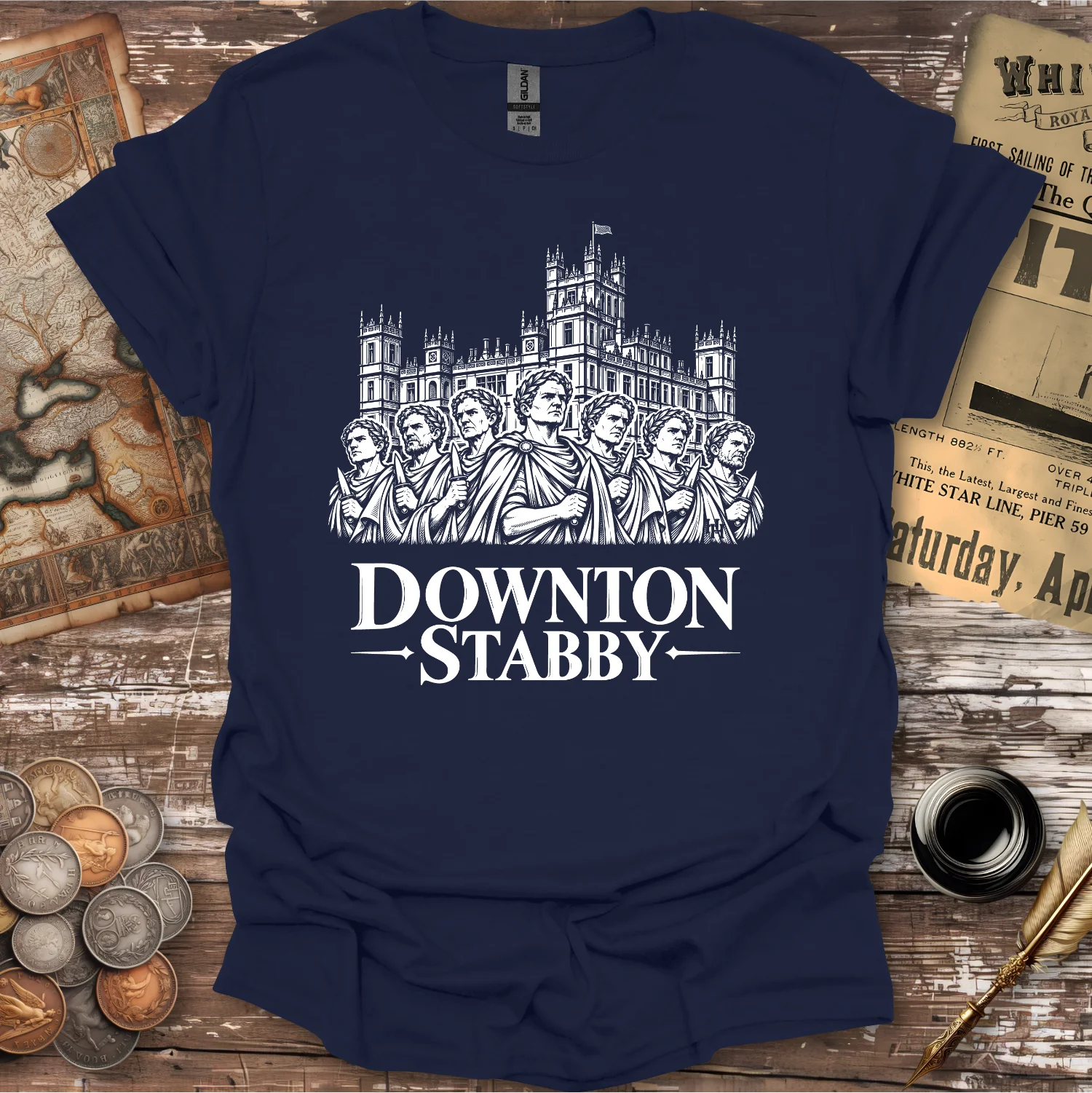 Downton Stabby Roman T-shirt